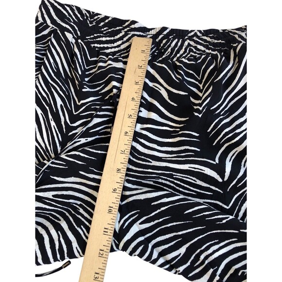 Haute Hippie Tribe Zebra Print Gauze Wide Leg Pant Size M - Picture 10 of 10